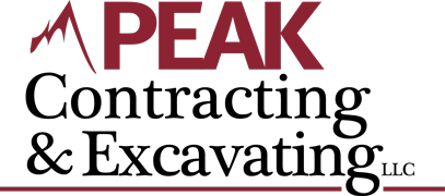 PEAK Contracting Excavating logo